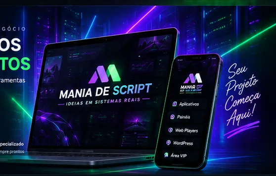 Mania de Script em computador e celular