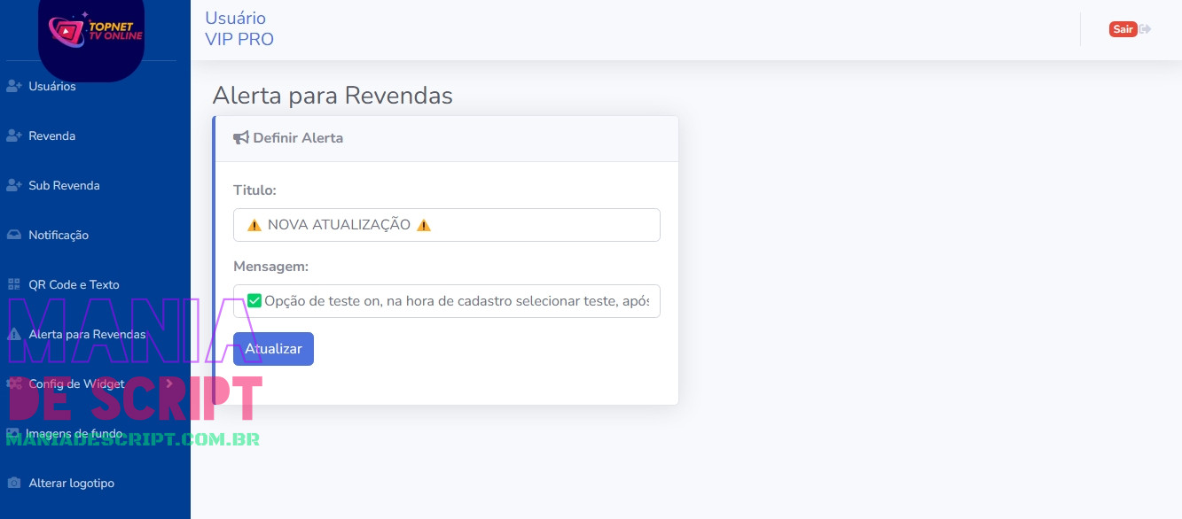 SCRIPT IBO PRO 5 TEMAS COM REVENDA E SUBREVENDA - Imagem 4