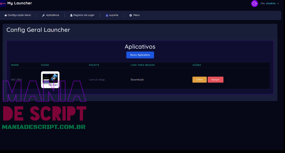 SCRIPT LAUNCHER COM PAINEL ADMINISTRATIVO - Imagem 3