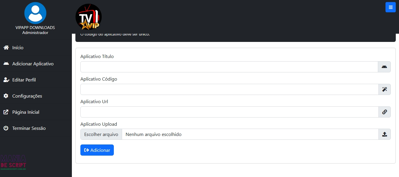 SCRIPT LOJA DE APLICATIVO 2025 COM APK - Imagem 4