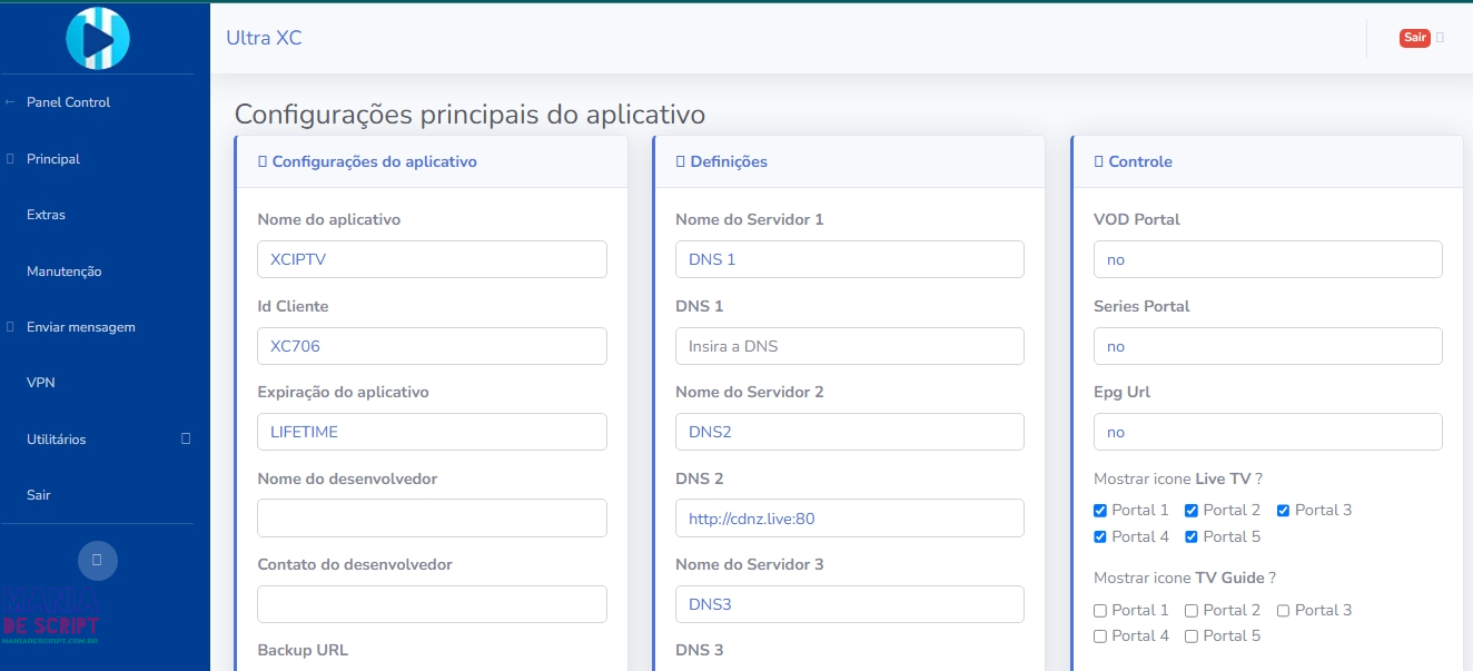 XC MULTI ULTRA COM 5 DNS COM PAINEL ADMIN - Imagem 2