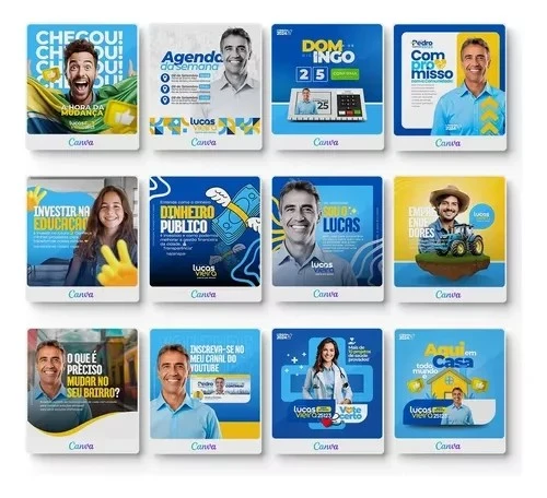 Pack Campanha Políticas +350 Artes Pronta 100% Editáveis 2024 - Imagem 3