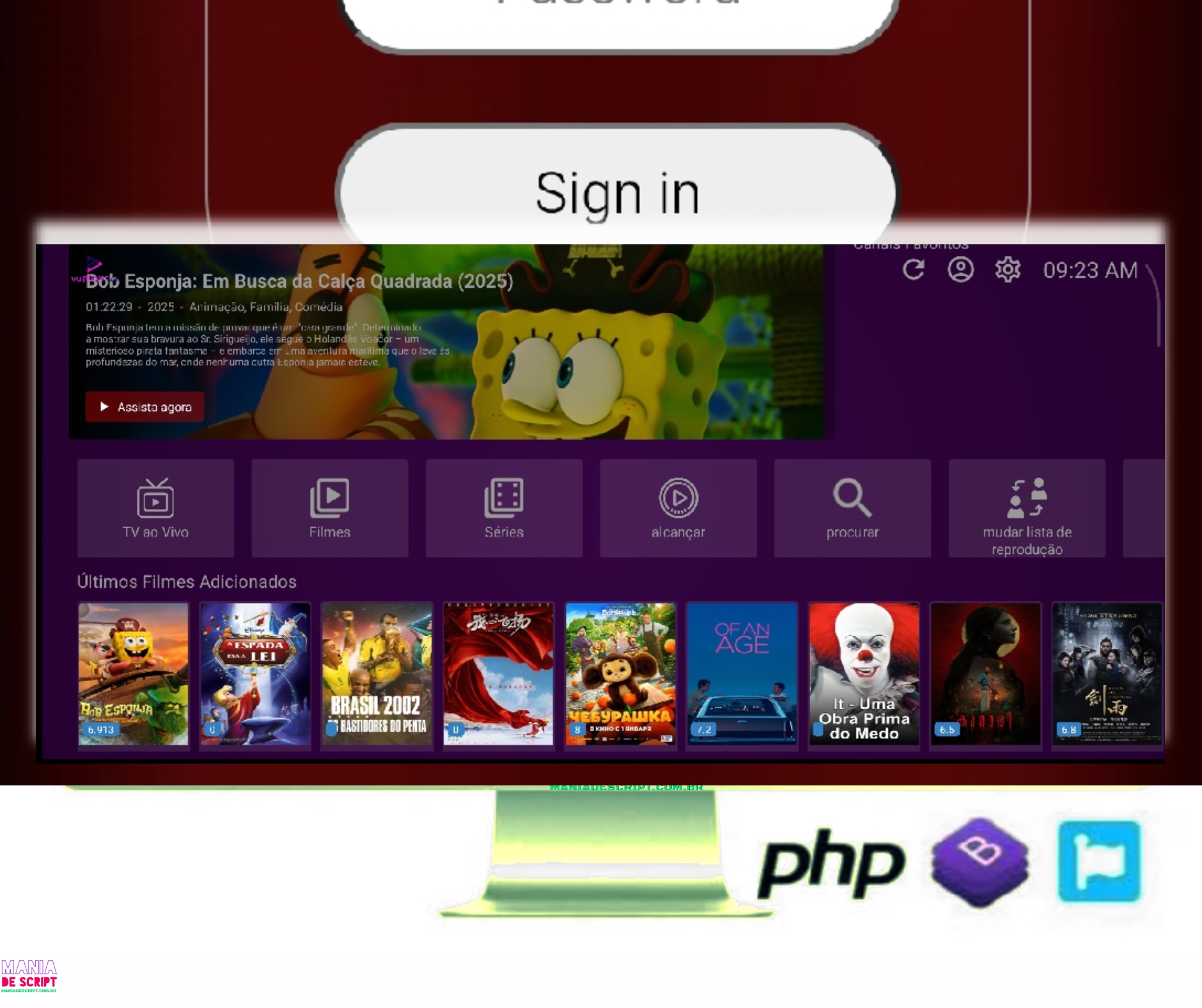 SCRIPT VU PLAYER PRO COM APK VIA MAC 100% FUNCIONAL