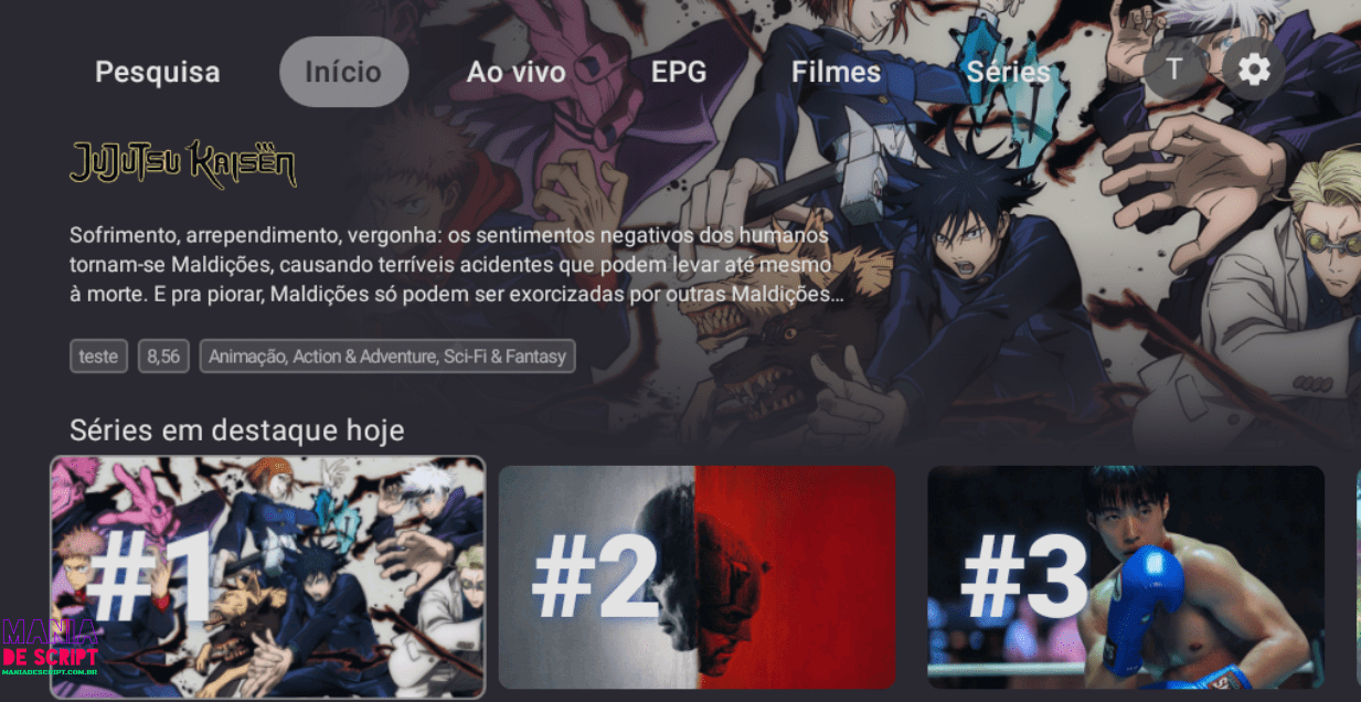 SCRIPT NEXT TV 3.5 REV9 2026 TV BOX E TV ANDROID LANÇAMENTO - Imagem 4