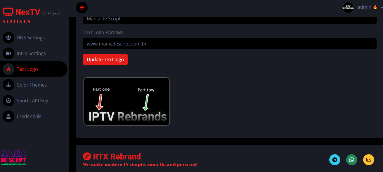 SCRIPT NEXT TV 3.5 REV9 2026 TV BOX E TV ANDROID LANÇAMENTO - Imagem 6