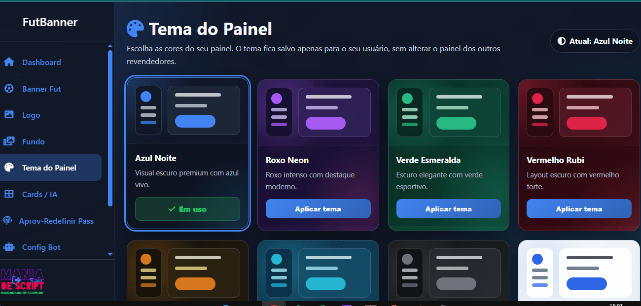 SCRIPT GERADOR DE BANNER DE FUTEBOL 2026 ATUALIZADO COM REVENDA - Imagem 2