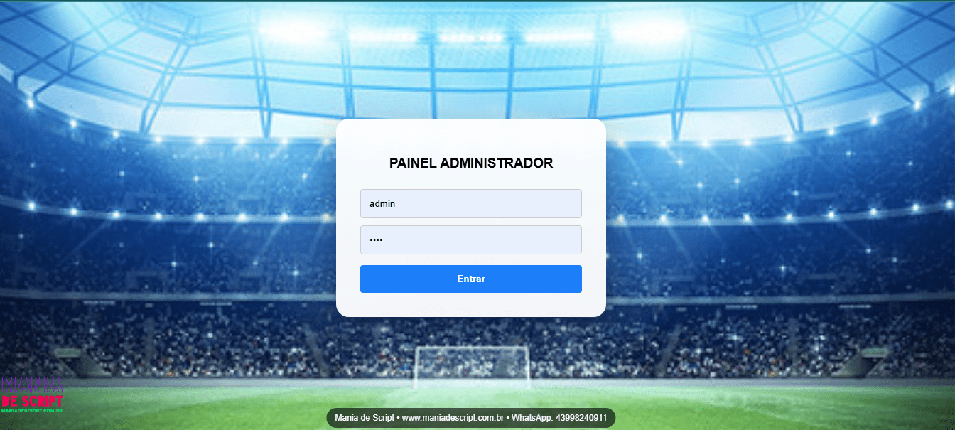 NOVA API DE FUTEBOL MDS 2026 PRO COM 10 CARDS E PAINEL - Imagem 5