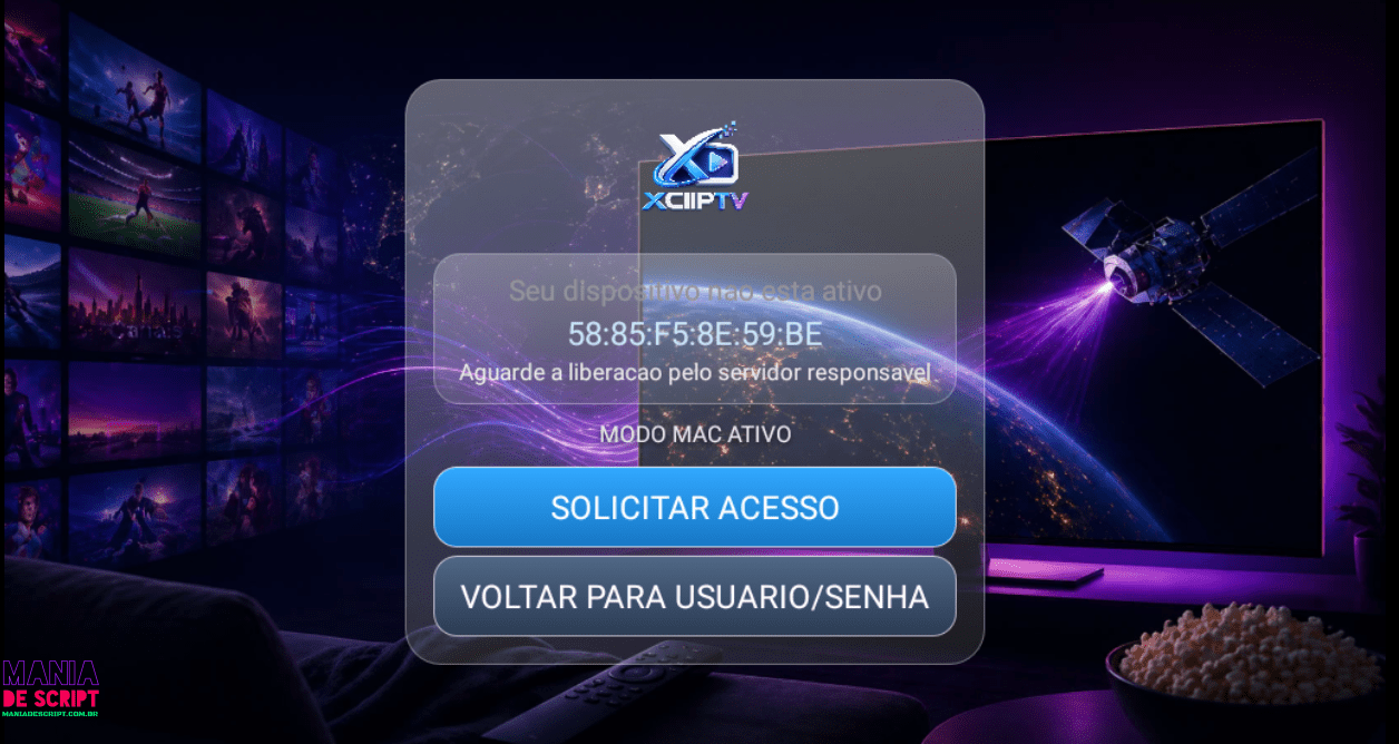 SCRIPT XCIPTV V10 USUARIO E SENHA E VIA MAC COM REVENDEDOR 2026 - Imagem 3