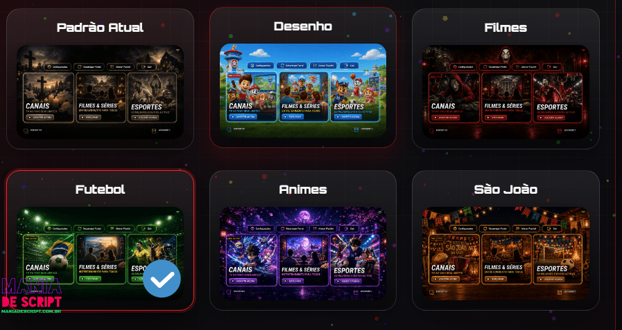 IBO COMEMORATIVO 23 TEMAS PLUS COM FUNÇÕES EXTRAS PRO - Imagem 2