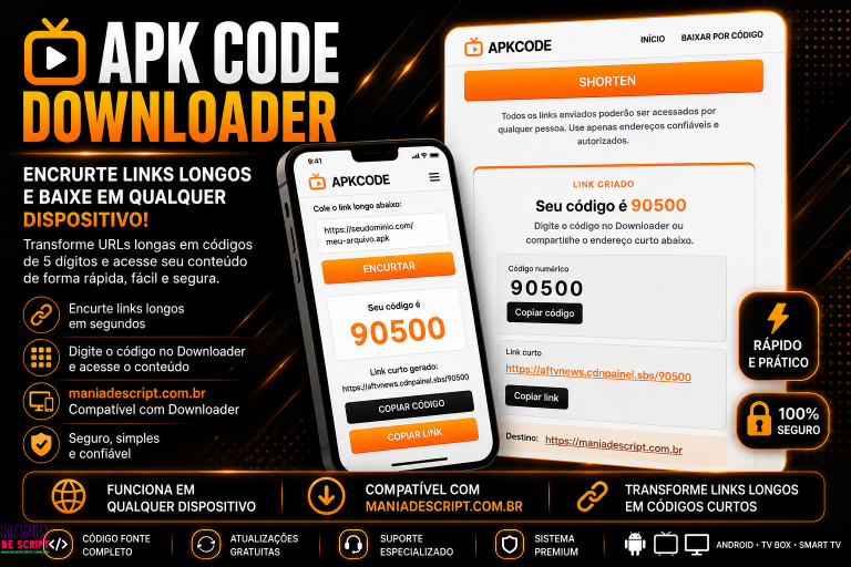 SCRIPT APK CODE DOWNLOADER MDS COM APK PWA