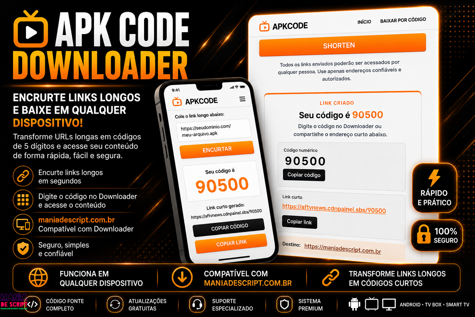 SCRIPT APK CODE DOWNLOADER MDS COM APK PWA