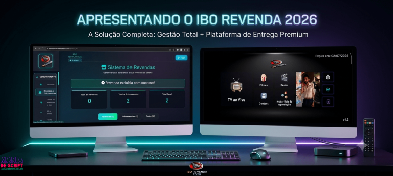 SCRIPT IBO REVENDA E SUBREVENDA 2026 OTIMIZADO MDS APPS