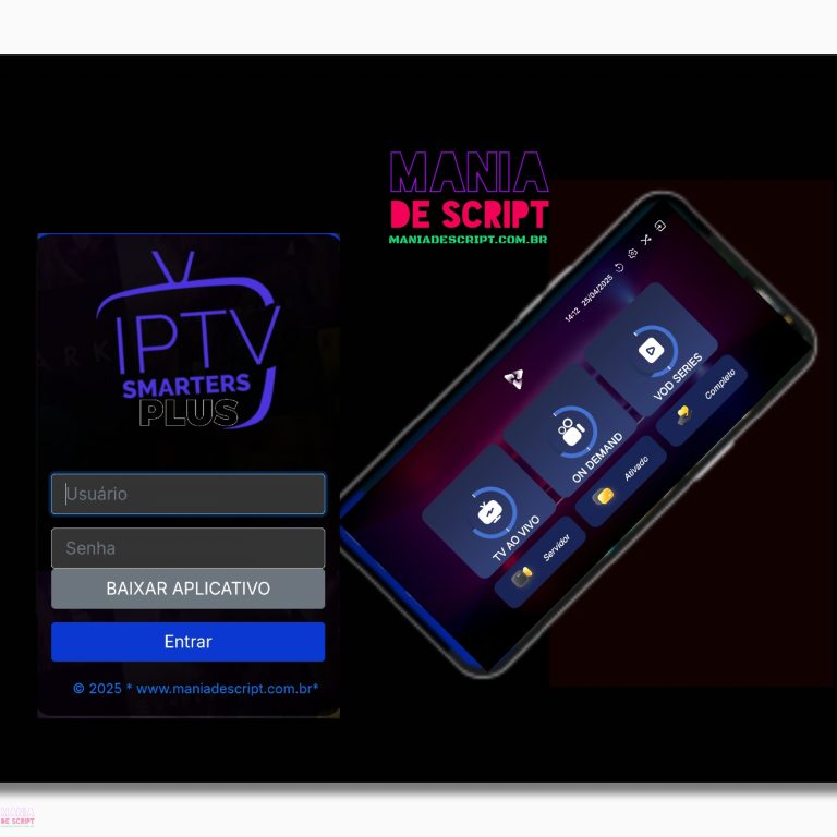 SMARTERS PLUS NEW PAINEL E APK OTIMIZADO