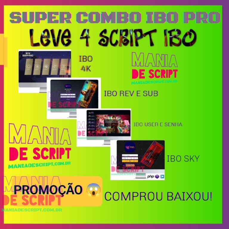 SUPER COMBO 4 SCRIPT APLICATIVO IBO