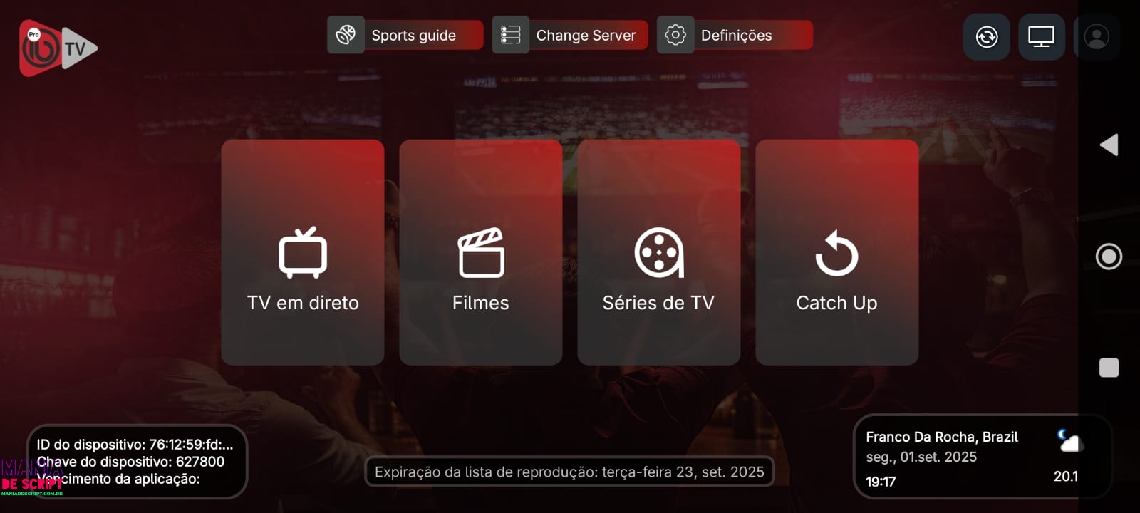 SCRIPT NOVO IBO PRO PLAYER 2025 + APK BASE - Imagem 4