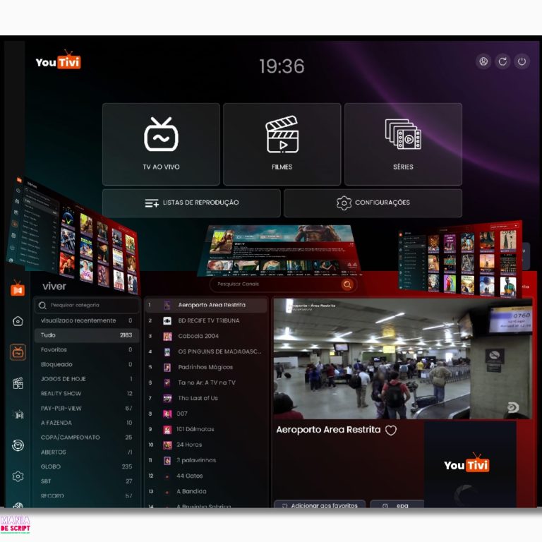 SCRIPT IBO 4K YOUTIVI 2025 COM PAINEL E APK