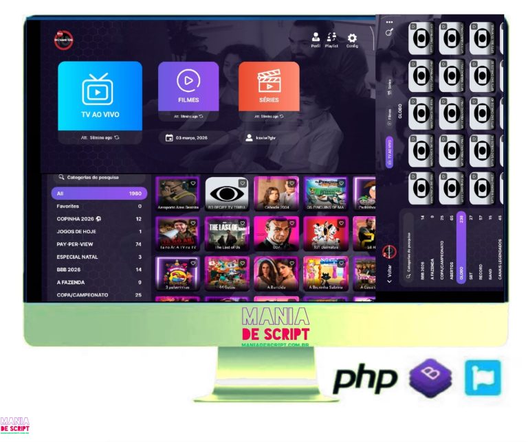 SCRIPT IBO SMARTERS PRO V2 COM APK 2026