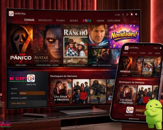 SCRIPT UNITV PRO 2026 COM PAINEL E APLICATIVO TV BOX E TV ANDROID