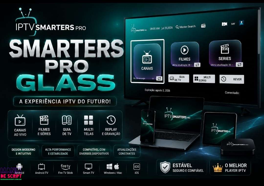 SCRIPT SMARTERS PRO GLASS COM APK BASE