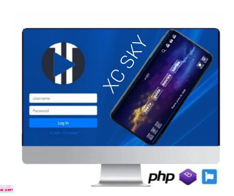 SCRIPT XCIPTV SKY + APK + TUTORIAL