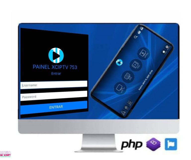 SCRIPT XCIPTV 753 BASE DO ORIGINAL + APK + TUTORIAL