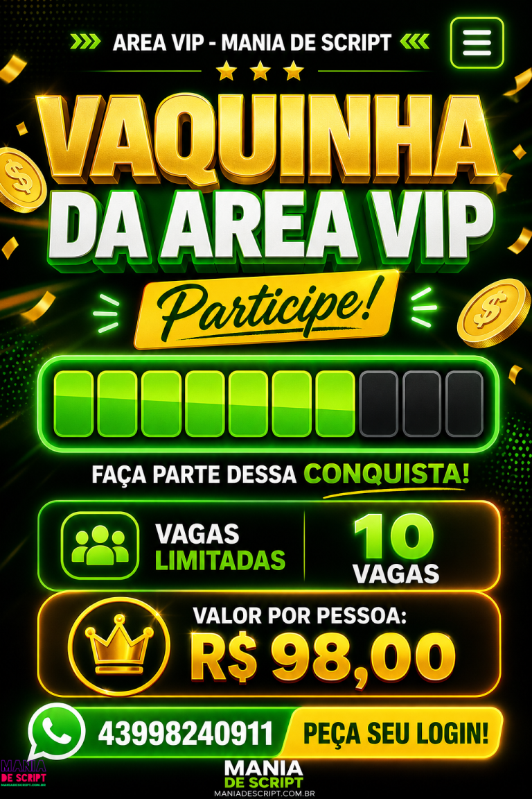 GRUPO VAQUINHA AREA VIP TODOS OS SCRIPTS