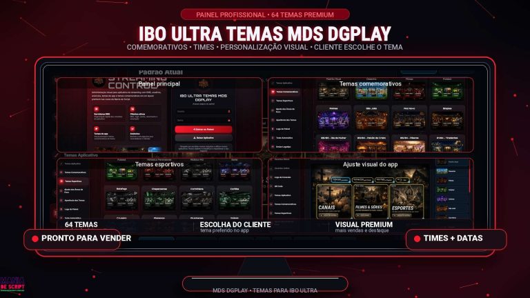IBO ULTRA TEMAS MDS DGPLAY COM 64 TEMAS TUDO JUNTO