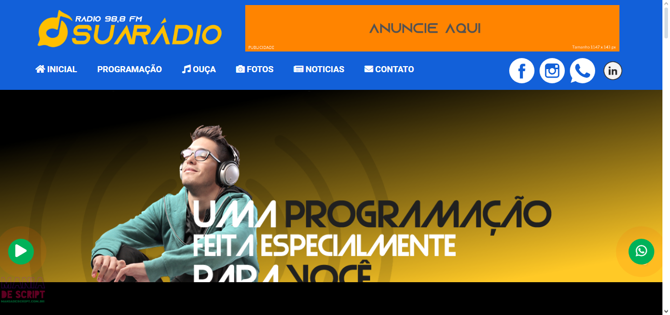 Site para Radio Top em PHP - Imagem 2