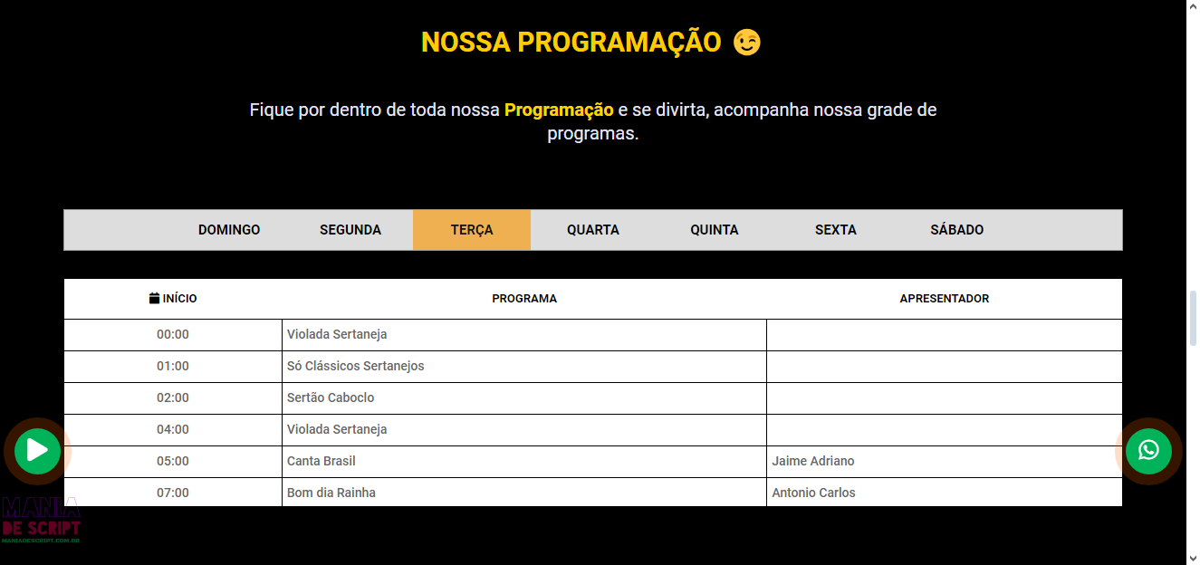 Site para Radio Top em PHP - Imagem 4