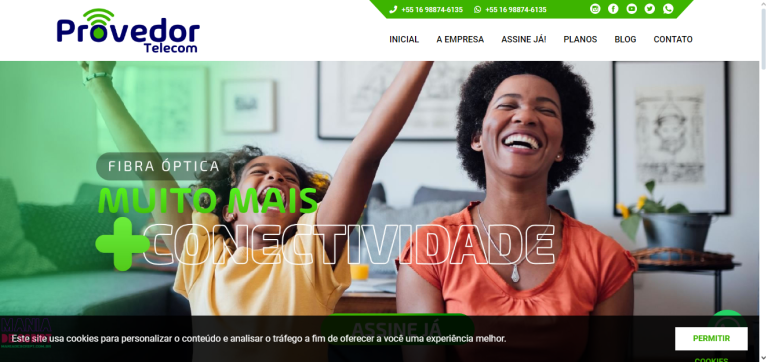 Site Pronto Para Provedor de Internet em PHP - Modelo 2