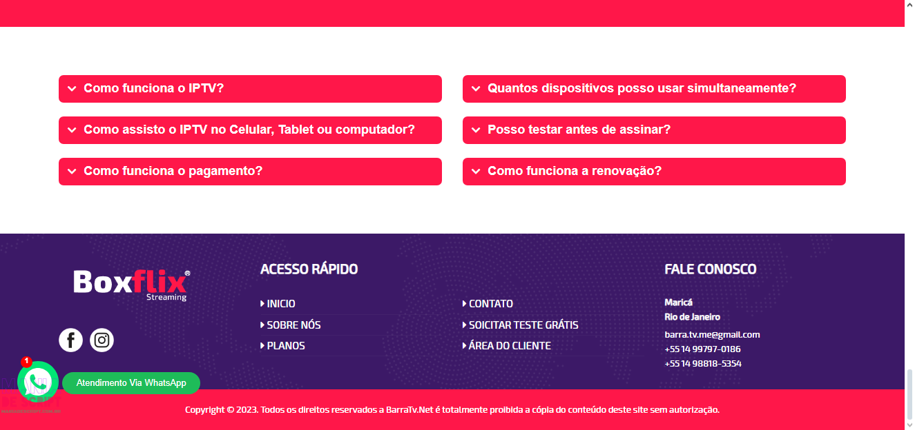 Site para venda de planos IPTV em PHP - Imagem 3
