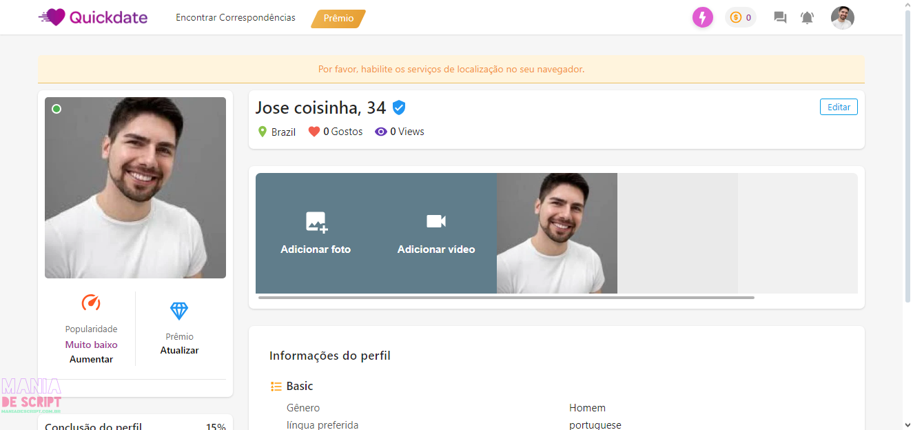 Script De Namoro Online Em Php - Site De Relacionamentos - Imagem 4
