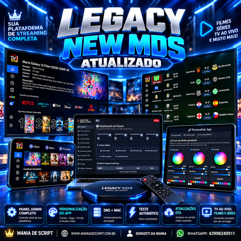 LEGACY NEW MDS 2026 PAINEL COMPLETO E ATUALIZADO